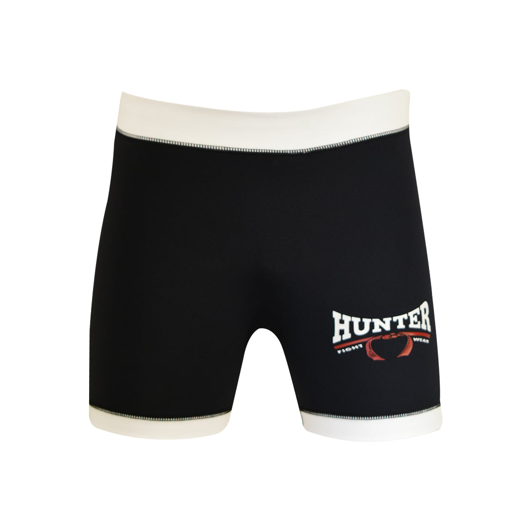 Pantalón corto de compresión negro/blanco